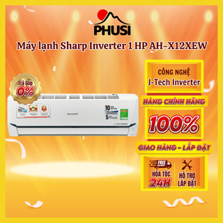 - - máy lạnh sharp inverter 1.5 hp ah-x12xew