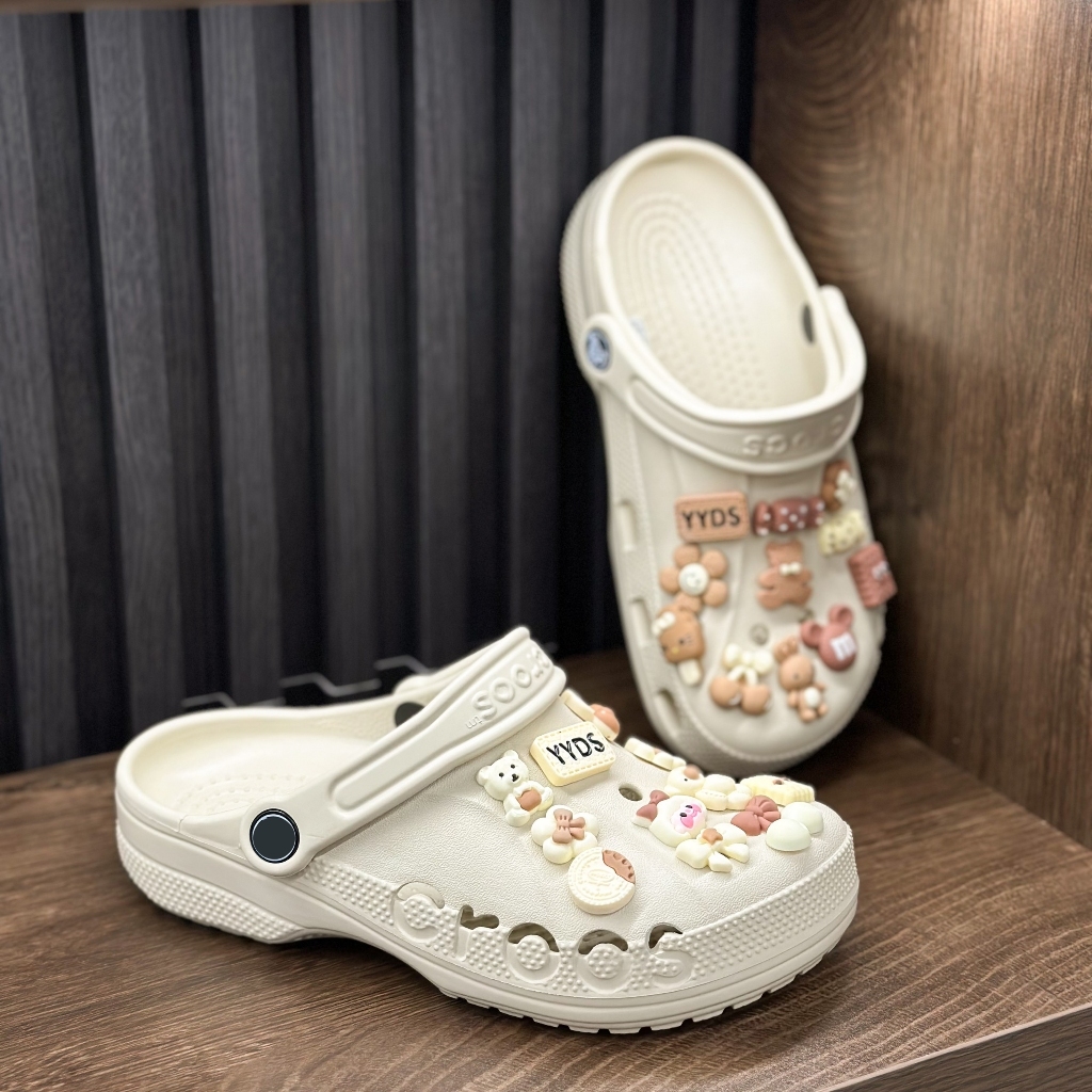 Giày Clog Unisex Cross Classic Baya Chính Hãng - Đúc Nguyên Khối - Nhẹ Êm Bền Bỉ - Item Cho Nam Và Nữ
