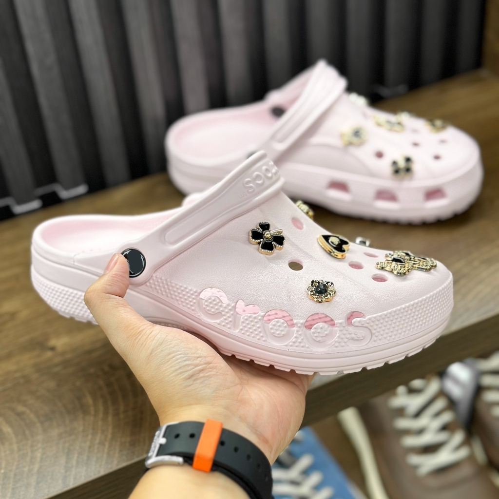 Giày Clog Unisex Cross Classic Baya Chính Hãng - Đúc Nguyên Khối - Nhẹ Êm Bền Bỉ - Item Cho Nam Và Nữ