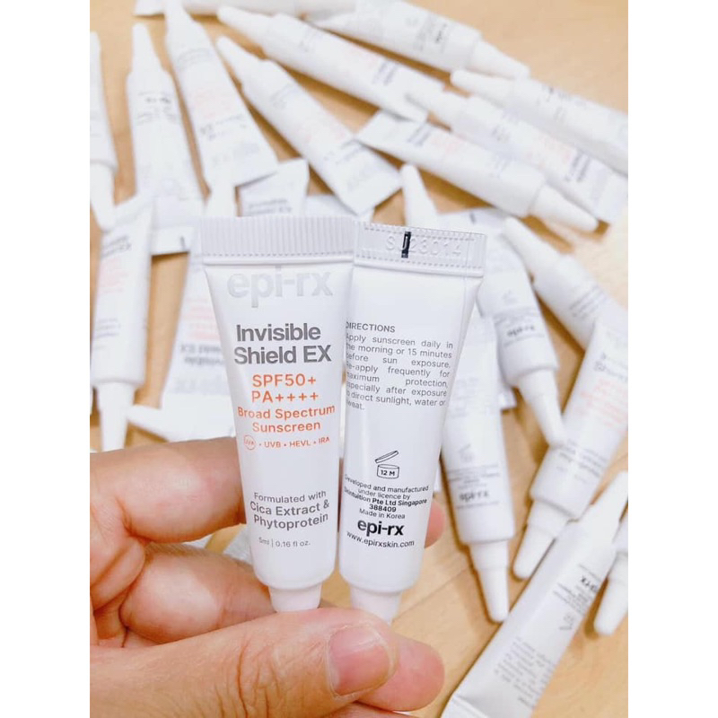 Kem chống nắng EPI-XR Invisible Shield EX 5ml