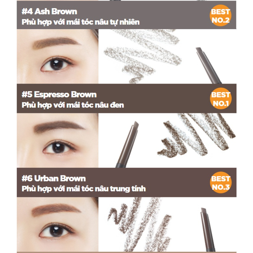 Chì Kẻ Mày 2 Đầu Innisfree Auto Eyebrow Pencil 0.3g