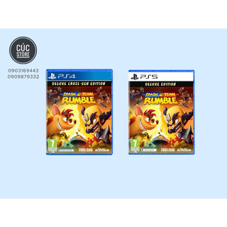 Đĩa chơi game PS4/PS5: Crash Team Rumble Deluxe Edition