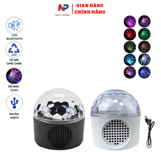 Đèn led quẩy BLUETOOTH NHẬT PHONG SOLAR đèn led RGB tích hợp loa to tặng dây nguồn USB 5V