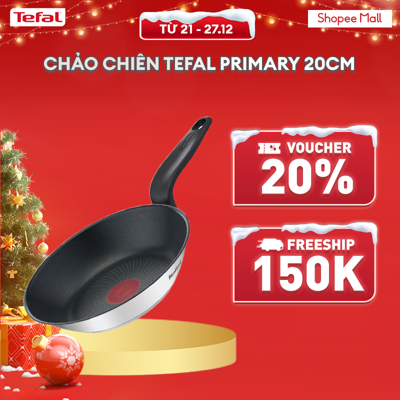 Chảo chiên inox chống dính đáy từ Tefal Primary 20cm