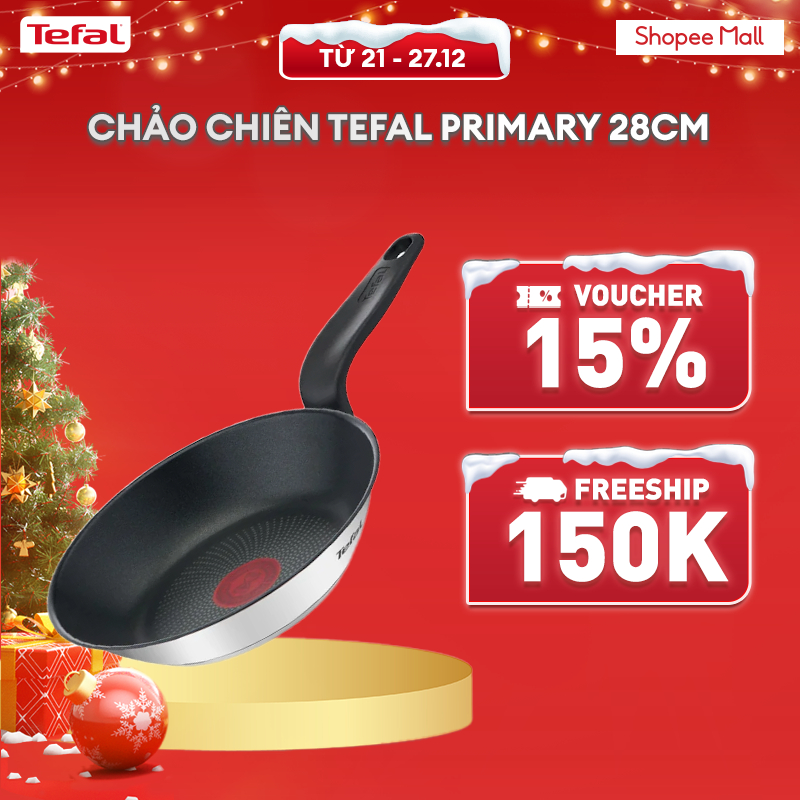 Chảo chiên inox chống dính đáy từ Tefal Primary 28cm