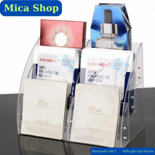 Kệ mặt nạ - Kệ mask - Kệ trưng bày mặt nạ mica - Kệ mica trưng bày