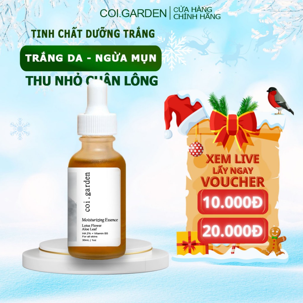 Tinh chất trắng da Coigarden giảm thâm mụn cám gạo Niacinamide - serum trắng da giảm mụn