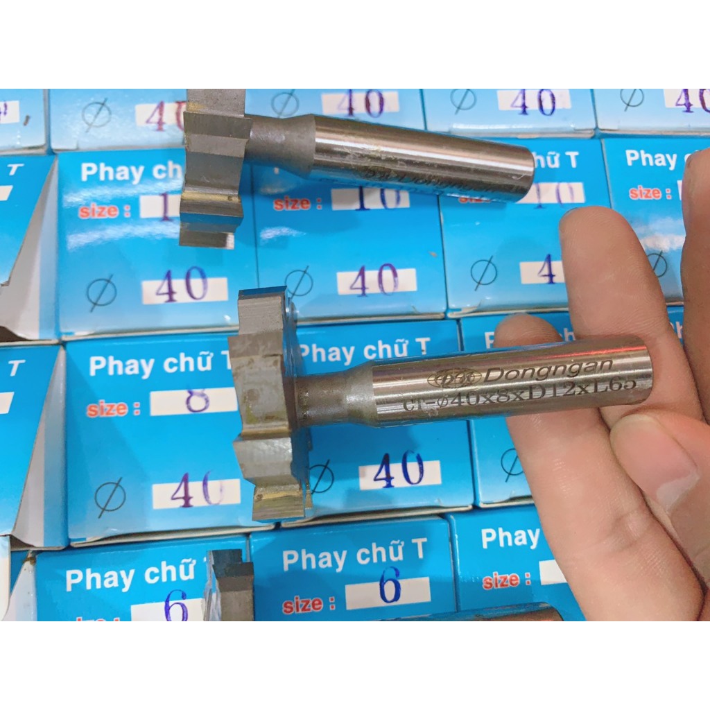 DAO PHAY CHỮ T- phi 35, phi 40