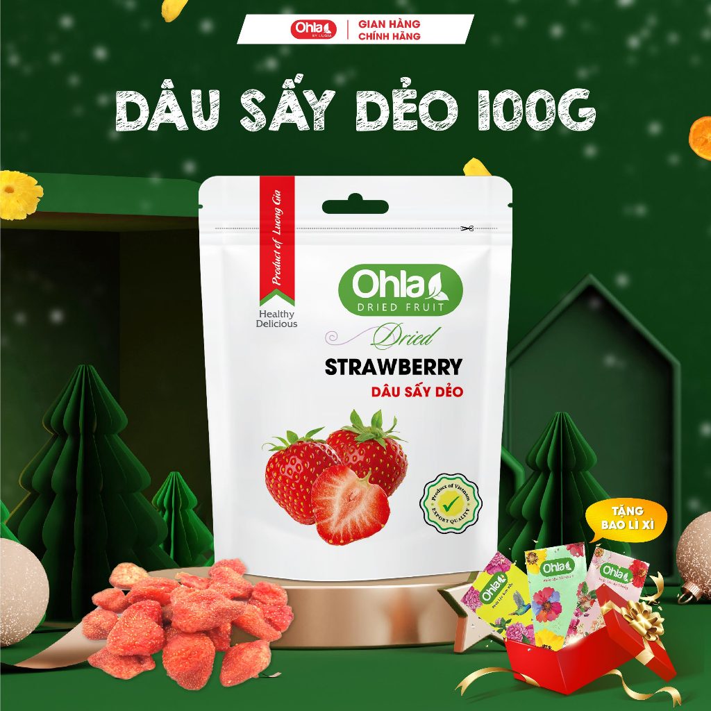 Dâu tây sấy dẻo Ohla 100g