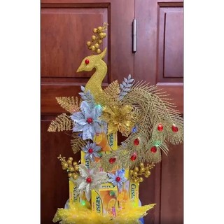 Set trang trí tháp bánh công phượng, set làm tháp bánh tết, phụ kiện làm tháp bánh - hamiko