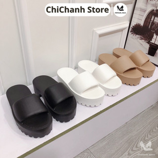Dép sục xốp đúc nhẹ cao 5P dép quai ngang đế cao cực êm lên chân cực xinh chichanhstore G89 ( Dép )
