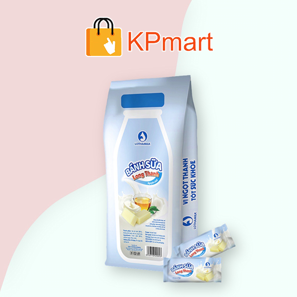 Bánh sữa Long Thành nguyên chất Lothamilk 140gr