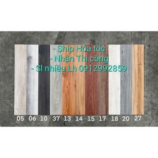 (hỏa tốc) Combo 20 miếng sàn nhựa kt 91x15cm, có giao hỏa tốc, nhận  thi công lắp đặt