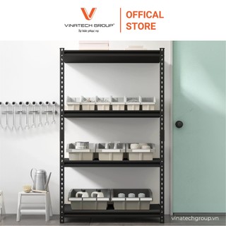 Kệ sắt lắp ráp 💖vinatech💖 kệ sắt v lỗ 4 tầng để đồ, để hàng - kệ sắt mâm tôn d1200xr400xc1500
