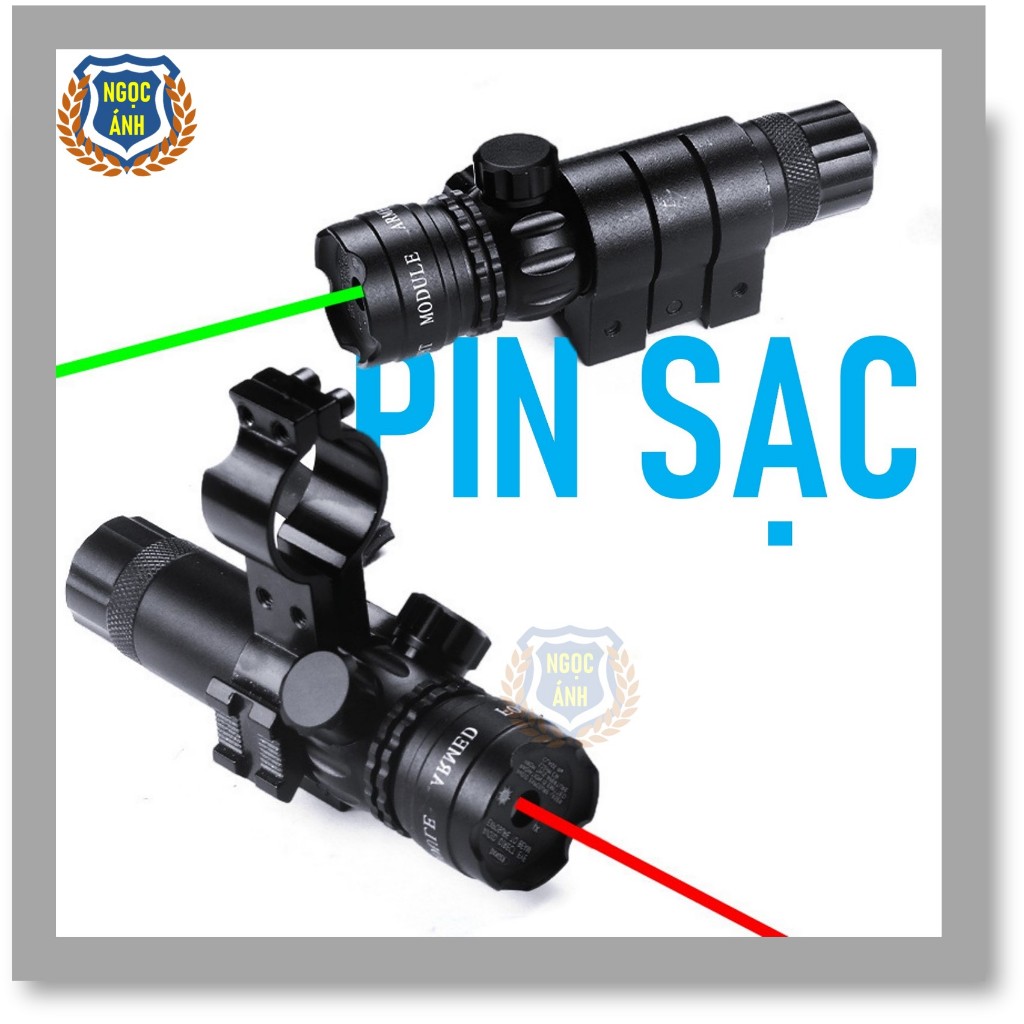 Đèn Laze Kim Loại Pin Sạc Tia Xanh Lá hoặc Tia Đỏ Chỉnh Tâmm 4 Hướng - Shop Ngọc Ánh