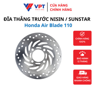 Đĩa thắng trước nisin / sunstar cho honda air blade 110