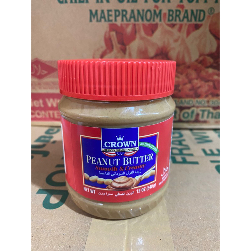 Bơ đậu phộng Crown 340g