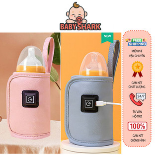 Túi Ủ Sữa Di Động Warm Bear Cao Cấp Cho Bé Chất Liệu Da Cao Cấp Túi Hâm Sữa Thông Minh Có Sạc USB Tiện Lợi Cao Cấp