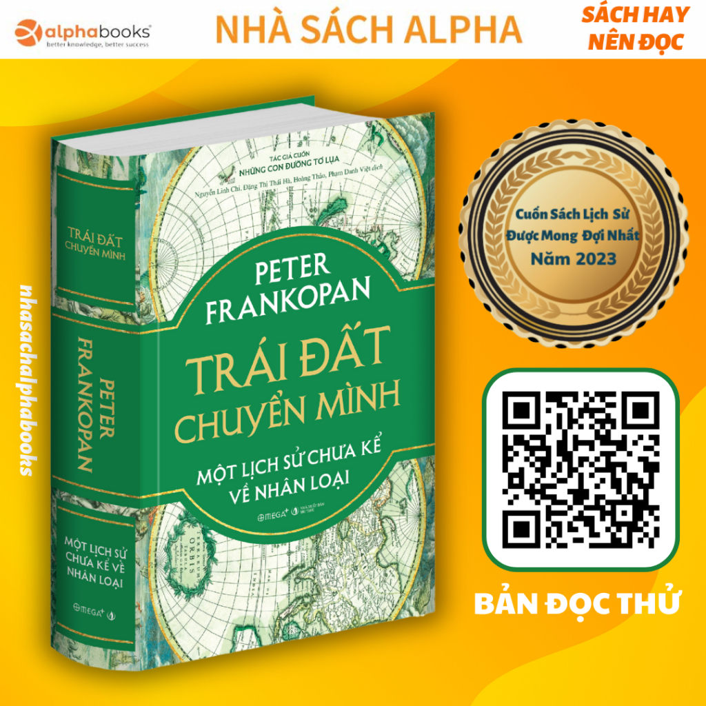 Sách Bìa Cứng: TRÁI ĐẤT CHUYỂN MÌNH - Earth Transformed: Một Lịch Sử Chưa Kể Về Nhân Loại (Omega Plus)