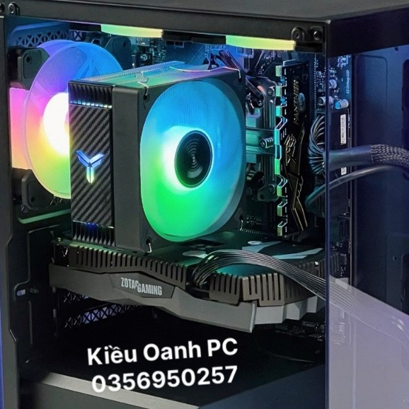 Quạt Tản Nhiệt, Fan CPU Led RGB Jonsbo CR-1000 Evo - Màu Đen | Trắng - Tặng Kèm Keo Tản Nhiệt