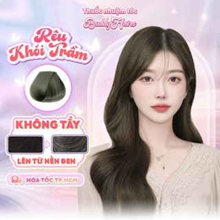 Thuốc nhuộm tóc màu RÊU KHÓI TRẦM,RÊU ĐÁ LẠNH thuốc nhuộm tóc tại nhà Buddyhairs tặng kèm phụ kiện nhuộm tóc