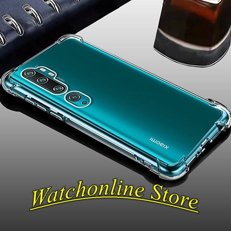 Ốp lưng dẻo chống va đập Xiaomi Mi CC9 CC9 pro trong suốt có lỗ móc dây đeo cổ