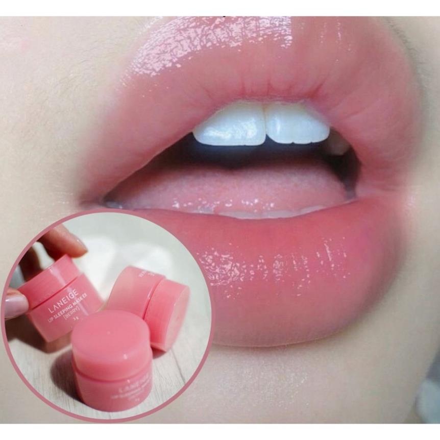 Mặt nạ ngủ ủ môi Laneige cấp ẩm làm mềm môi giúp giảm thâm môi mini size 3g SD05