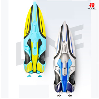 Cano điều khiển. Tàu điều khiển từ xa S1 chính hãng 4DRC. Tốc độ 30km/h, pin trâu, dễ chơi, bền đẹp