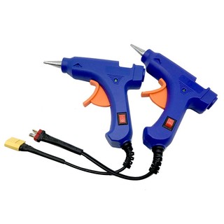 Súng keo nến dùng pin lipo 3s - 12v. jack xt60 & jack t