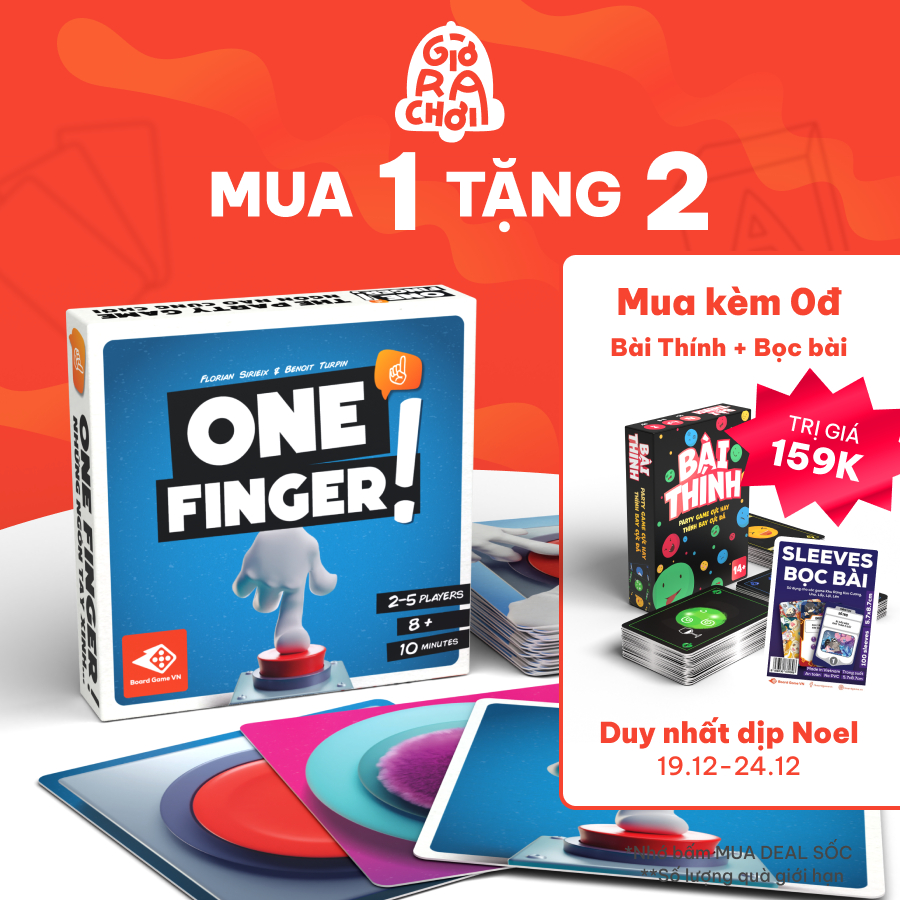 One finger| Boardgame siêu vui thách thức tín hiệu vũ trụ