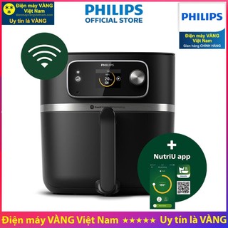 Nồi chiên philips 7000 series xxl hd9880/90 - size xxl 8.3 lít - vừa gà 2kg - hàng chính hãng