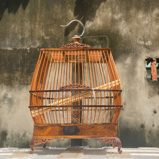 Lồng chim sing ráp sẵn dành cho chim khuyên, chim hút mật, 5 màu, ốc mít chất liệu gỗ đẹp - Lồng Chim Tự Ráp Thế An