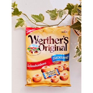 Kẹo không đường Storck Werther's Original 70g vị kem vani - sản xuất tại ĐỨC