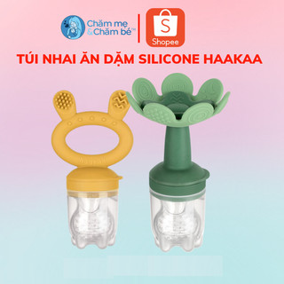 Túi Nhai Ăn Dặm Cho Bé Haakaa. Tập Ăn Dặm, Chống Hóc. Chất Liệu Silicone Cao Cấp, Chứng Nhận An Toàn FDA