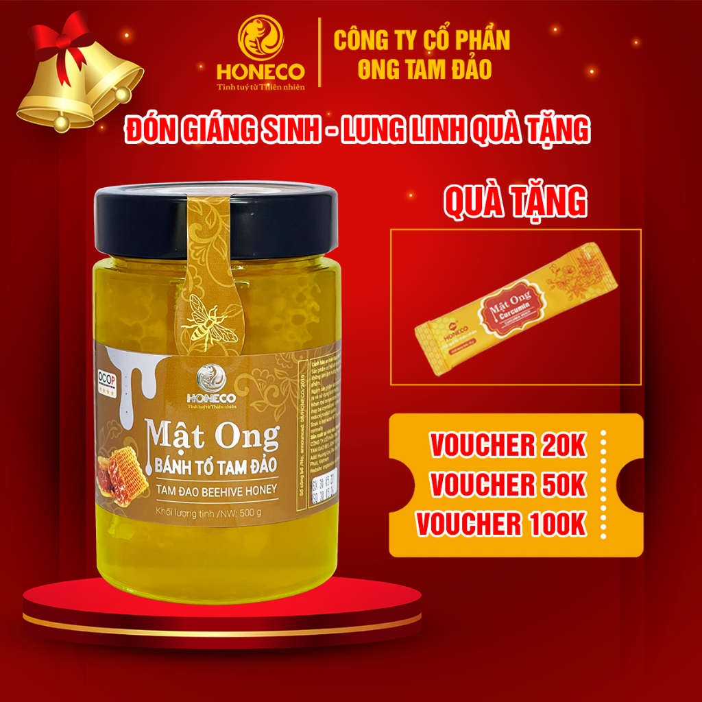 Mật ong Bánh Tổ Tam Đảo HONECO 500g