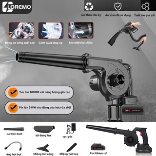 Máy thổi bụi  - THỔI HÚT 2 TRONG 1 - Máy thổi hút bụi công suất lớn 800W