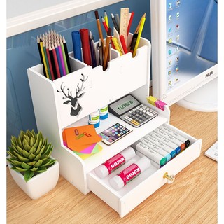 Hộp bút cỡ lớn kệ decor bàn làm việc HB15 Chất Liệu Bền Đẹp cho không gian làm việc Gọn Gàng Sang Trọng