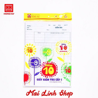Giấy kiểm tra 4 oly Hồng Hà