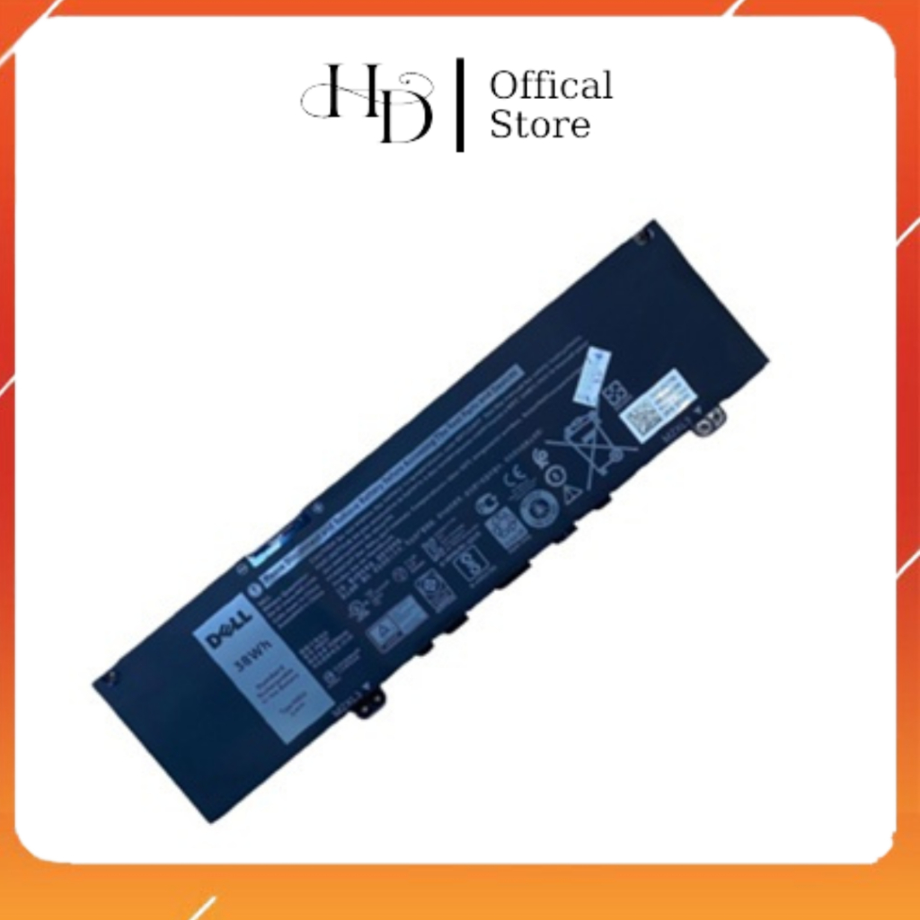 Pin Zin Laptop Dell Inspiron 13 7370 7380 7386 5370 7373 F62G0 F62GO RPJC3 0RPJC3 39DY5 039DY5 New 1