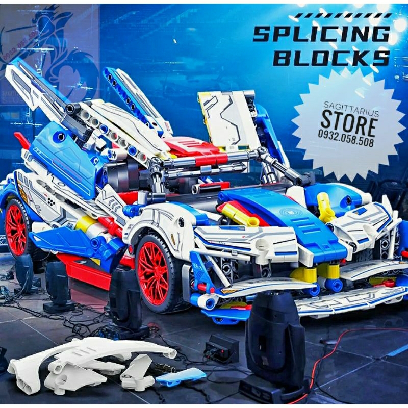 Bộ Xếp Hình 88320A Lắp Ráp Siêu Xe Evo SuperCar 1:14