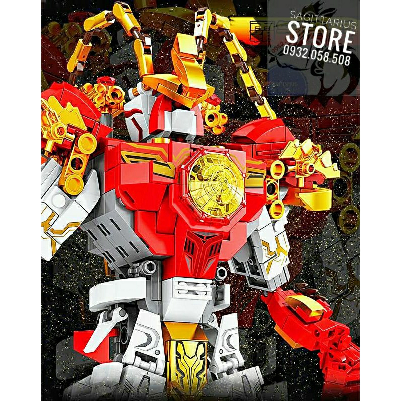 Bộ Xếp Hình K8084 Lắp Ráp Mech Tề Thiên Đại Thánh