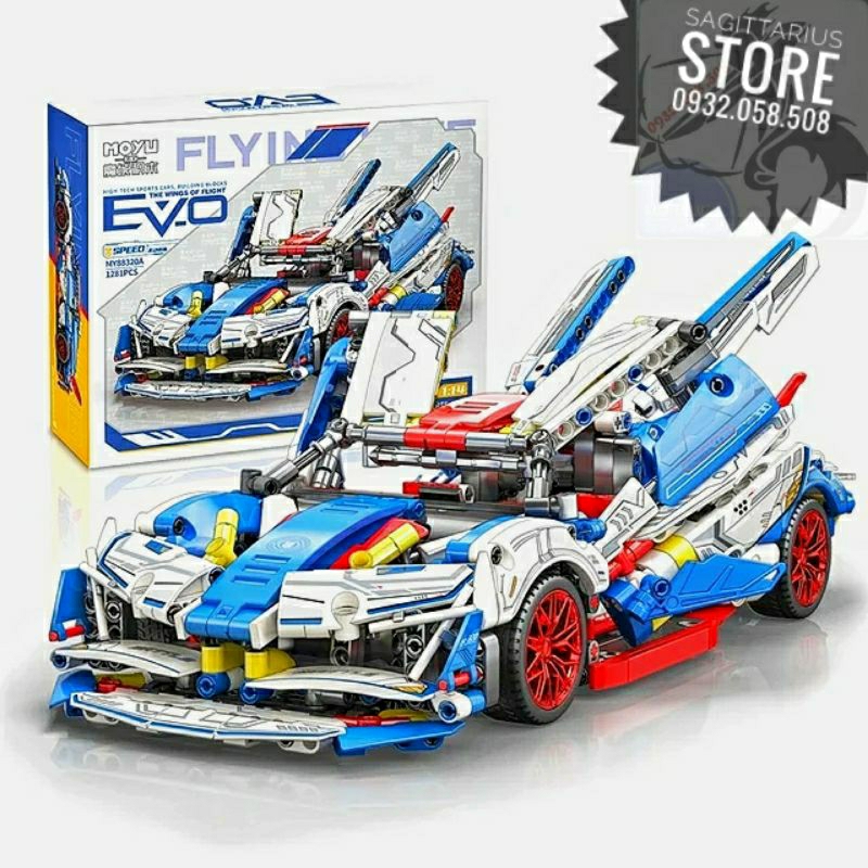 Bộ Xếp Hình 88320A Lắp Ráp Siêu Xe Evo SuperCar 1:14