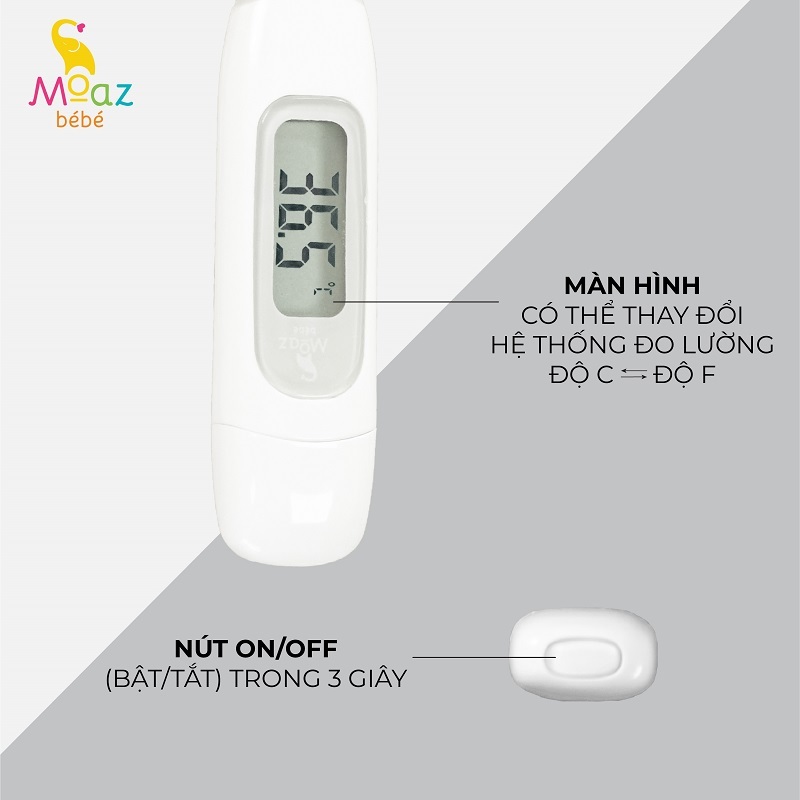 Nhiệt kế kỹ thuật số Moaz BéBé MB040