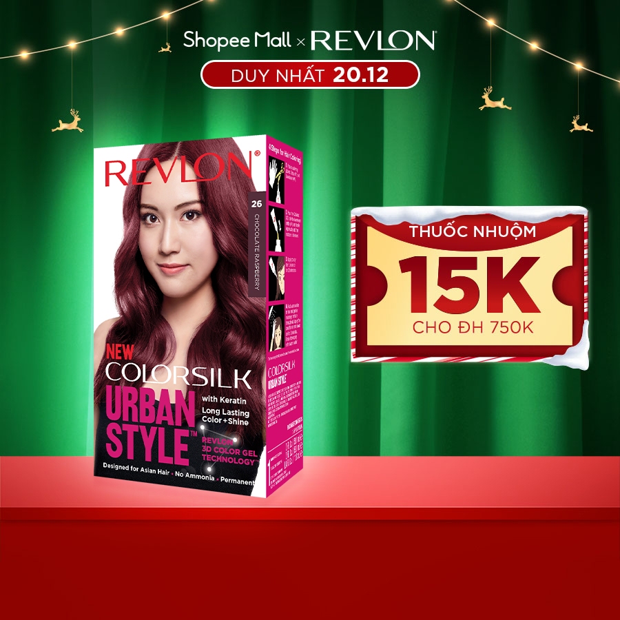 Thuốc nhuộm tóc thời trang Revlon Colorsilk Urban Style Ammonia Free Permanent 150ml
