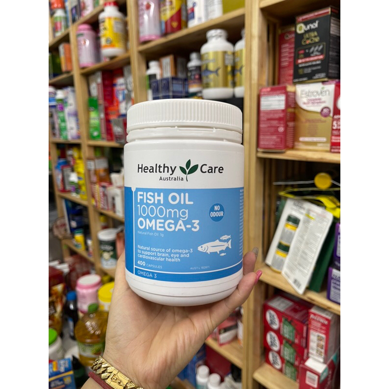 Viên uống bổ sung dầu cá Healthy Care Fish Oil 1000mg Omega 3 400 viên
