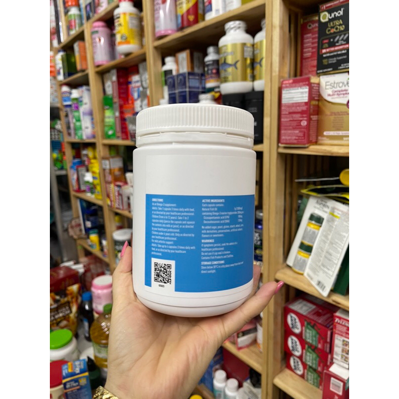 Viên uống bổ sung dầu cá Healthy Care Fish Oil 1000mg Omega 3 400 viên