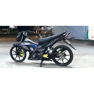 Tem Rời Sonic mẫu lửa màu đen xanh trắng