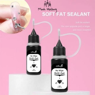 Lọ gel đính đá gắn phụ kiện nail thiết kế đầu kim điều tiết lượng gel vừa phải tiện lợi