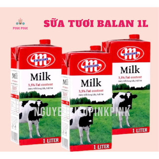 Sữa tươi mlekovita balan 1 lít từ pink pink nguyên liệu & dụng cụ pha chế đồ uống