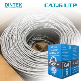 Cáp mạng DINTEK CAT.6 UTP 305m